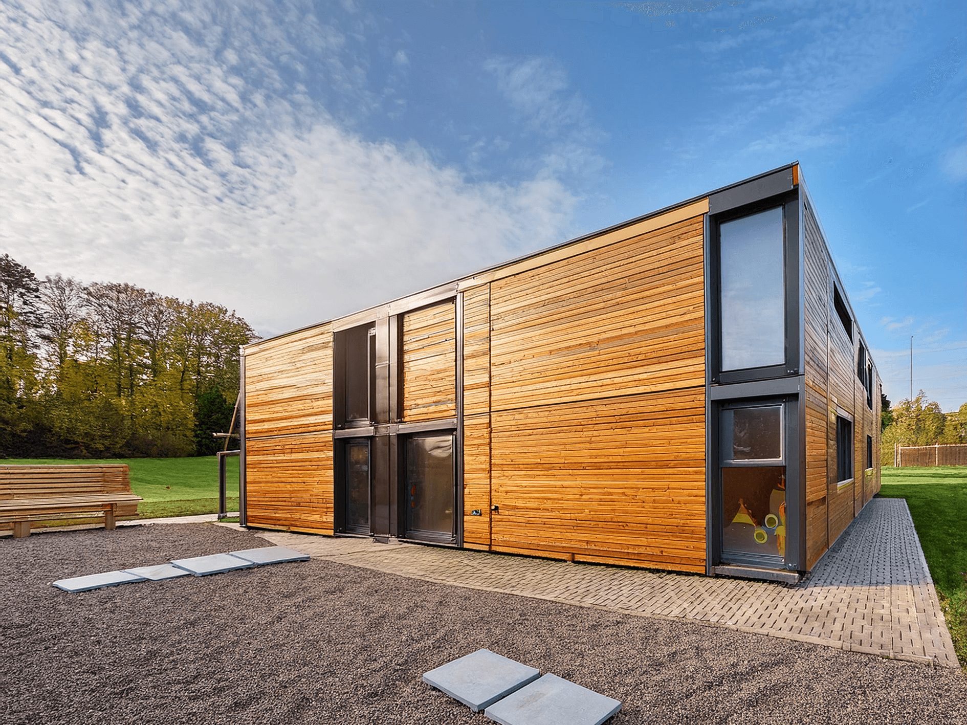 Modulbauweise Modulbau Kita: Vorteile des Kitabaus in modularer Bauweise | deumoba®